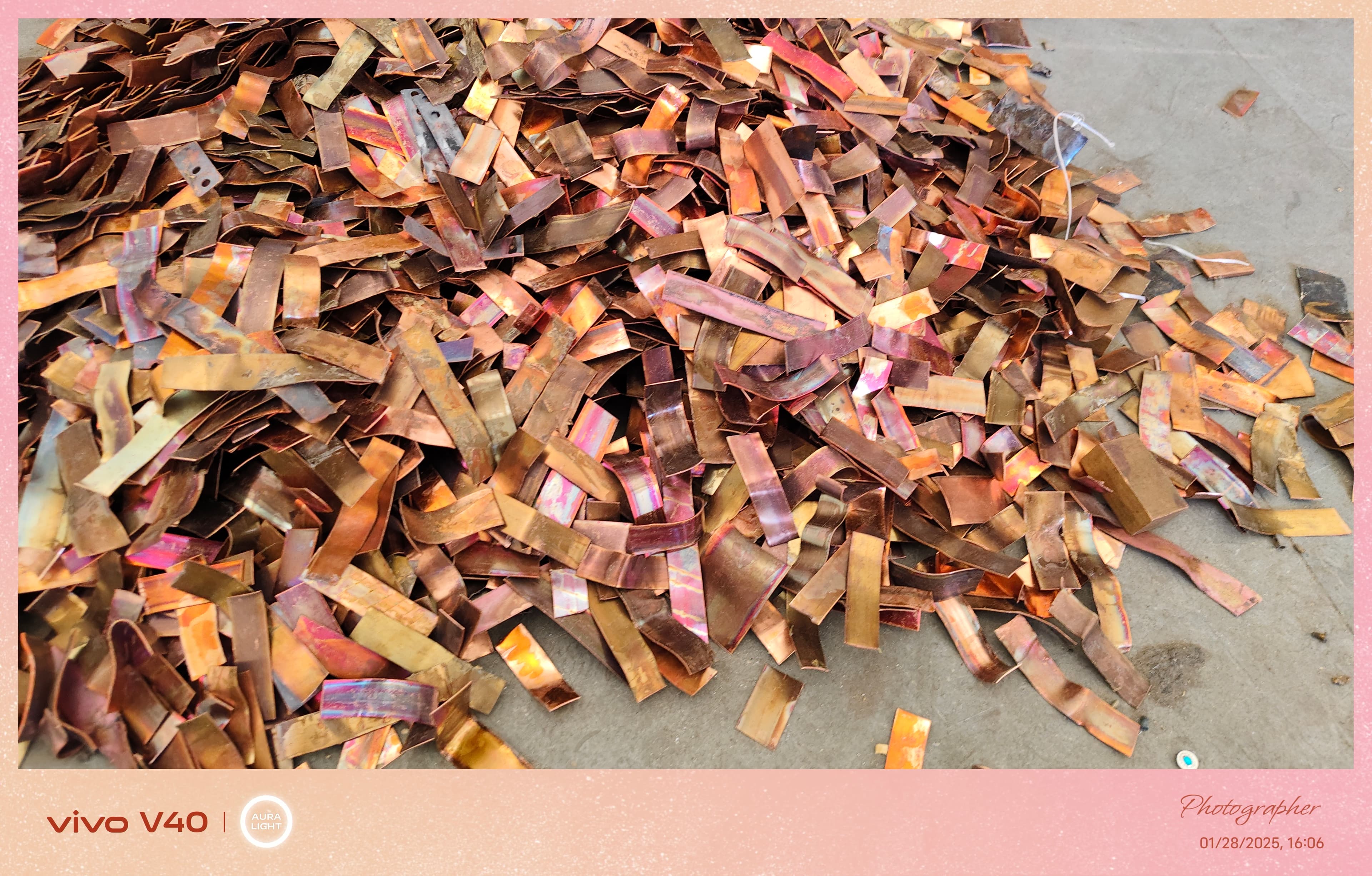 Copper Strip Scrap 2